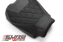 Load image into Gallery viewer, Luimoto Diamond Grezzo Suede Seat Cover Rider For Ducati Streetfighter V4 2020
