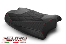 Load image into Gallery viewer, Luimoto Diamond Grezzo Suede Seat Cover Rider For Ducati Streetfighter V4 2020