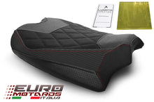 Load image into Gallery viewer, Luimoto Diamond Grezzo Suede Seat Cover Rider For Ducati Streetfighter V4 2020