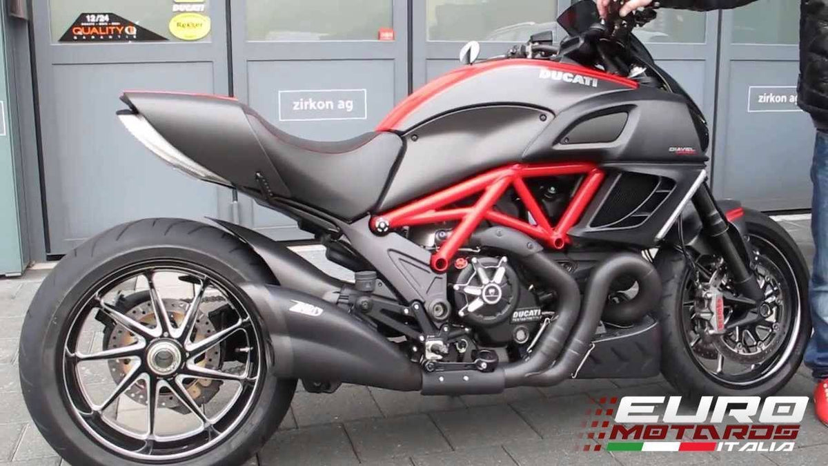 正規品／ザード DIAVEL 2＞1 チタン ヘッダーキット DUCATI DIAVEL （2011-2018） ｜ ZD117TCR ZARD バ… Zard ⁄ ザードマフラー 2＞1 ステンレススチール ヘッダキット DUCATI
