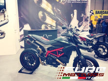 Load image into Gallery viewer, Ducati Hypermotard 821 Silmotor Exhaust Slipon Silencer Carbon High Mount Kit