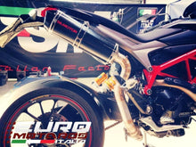 Load image into Gallery viewer, Ducati Hypermotard 821 Silmotor Exhaust Slipon Silencer Carbon High Mount Kit