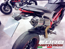 Load image into Gallery viewer, Ducati Hypermotard 821 Silmotor Exhaust Slipon Silencer Carbon High Mount Kit