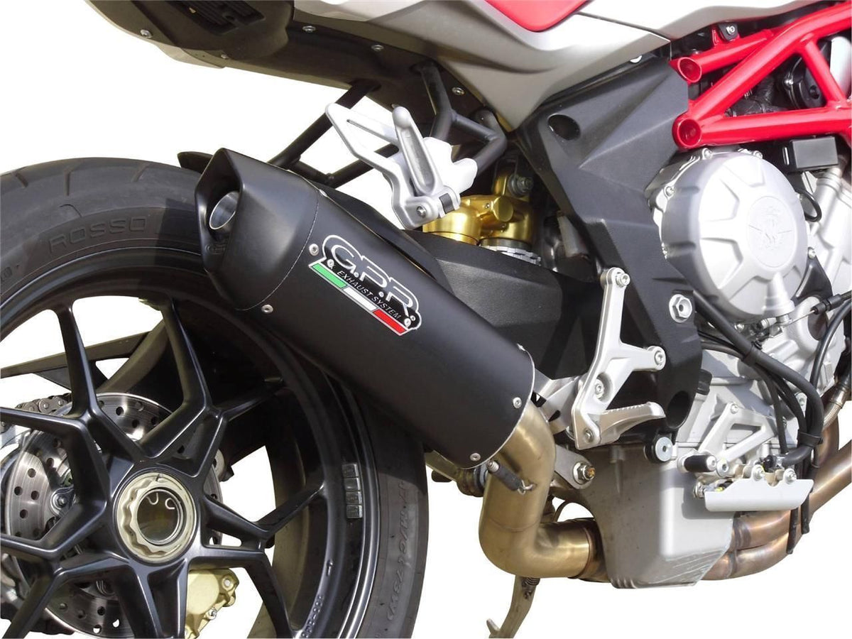 人気色 GPR GPR:ジーピーアール GPR FURORE NERO ITALIA (MV Agusta Brutale 1090 R 2010-11  SLIP ON EXHAUST MUFFLER) スリップオンマフラー BRUTALE1090R