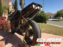 Load image into Gallery viewer, Ducati 998 /R/S 54mm Silmotor Exhaust Full System & Carbon Oval Silencers