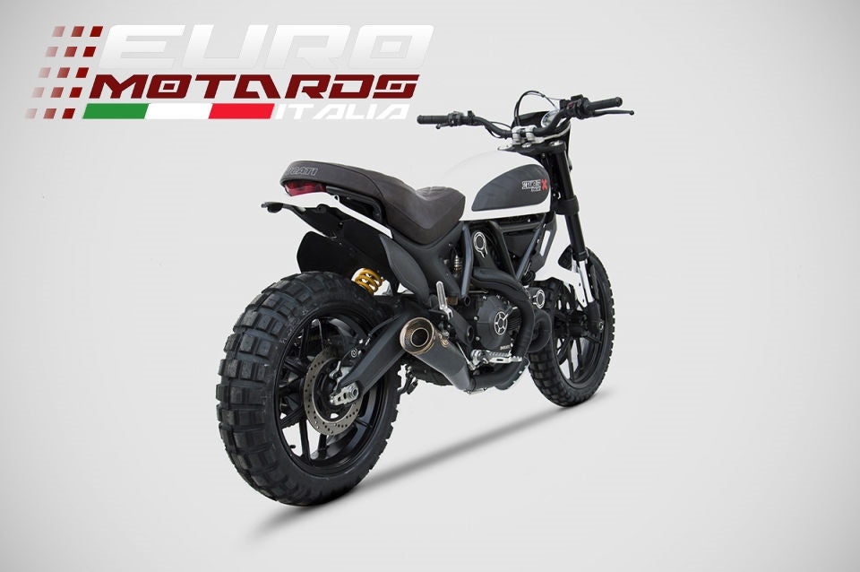 Ducati Scrambler Zard Exhaust Special Edition ZUMA Black Slipon