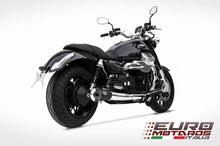 Load image into Gallery viewer, Moto Guzzi California 2013-2015 Zard Exhaust Dual Black Silencer Steel Mufflers