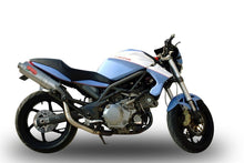Load image into Gallery viewer, Cagiva Raptor 1000 00-03 High Mount GPR Exhaust Systems Ti Oval Slipon Mufflers