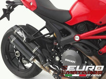 Load image into Gallery viewer, Ducati Monster 1100 Evo Zard Exhaust Carbon Silencers Road Legal