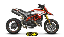Load image into Gallery viewer, Ducati Hypermotard 939 17-18 High Mount Exan Exhaust OVAL X-BLACK Titan/Carbon