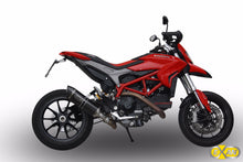 Load image into Gallery viewer, Ducati Hypermotard 821 Exan Exhaust Silencer OVAL X-BLACK Titanium/Carbon New