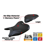 Load image into Gallery viewer, TPZ Italia Ribera comfort foam seat cover for Kawasaki Ninja 400 2018-2023 — Euro Motards — view 2