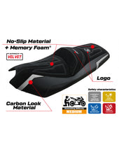 Load image into Gallery viewer, TPZ Italia Rajka comfort foam seat cover for Kymco AK 550 2017-2023 — Euro Motards — view 2