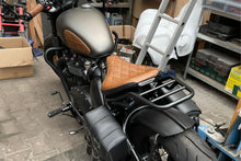 Load image into Gallery viewer, Luimoto vintage brown diamond seat cover for Triumph Bobber 2017-2020 — Euro Motards — view 4