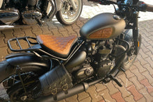 Load image into Gallery viewer, Luimoto vintage brown diamond seat cover for Triumph Bobber 2017-2020 — Euro Motards