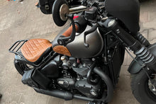 Load image into Gallery viewer, Luimoto vintage brown diamond seat cover for Triumph Bobber 2017-2020 — Euro Motards — view 3