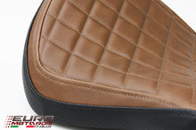 Load image into Gallery viewer, Luimoto Vintage Brown Diamond Seat Cover For Triumph Bobber 2017-2020