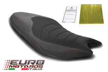 Load image into Gallery viewer, Luimoto Cafe Line Suede Tec-Grip Seat Cover For Triumph Trident 660 2021-2022