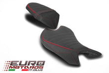Load image into Gallery viewer, Triumph Street Triple 765 2023-2024 Luimoto R-Cafe Tec-Grip Suede Seat Cover Set