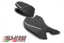 Load image into Gallery viewer, Triumph Street Triple 765 2023-2024 Luimoto R-Cafe Tec-Grip Suede Seat Cover Set
