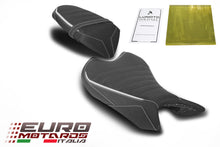 Load image into Gallery viewer, Triumph Street Triple 765 2023-2024 Luimoto R-Cafe Tec-Grip Suede Seat Cover Set