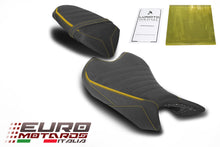Load image into Gallery viewer, Triumph Street Triple 765 2023-2024 Luimoto R-Cafe Tec-Grip Suede Seat Cover Set