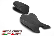 Load image into Gallery viewer, Triumph Street Triple 765 2023-2024 Luimoto R-Cafe Tec-Grip Suede Seat Cover Set
