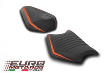 Load image into Gallery viewer, Luimoto race suede tec-grip seat covers set for KTM RC390 2022-2024 — Euro Motards