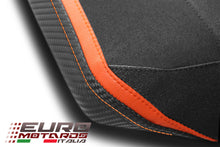 Load image into Gallery viewer, Luimoto race suede tec-grip seat covers set for KTM RC390 2022-2024 — Euro Motards — view 4