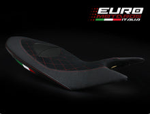 Load image into Gallery viewer, Luimoto diamond suede seat cover for Ducati Hypermotard 821 939 2013-2018 — Euro Motards