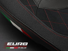 Load image into Gallery viewer, Luimoto Diamond Suede Seat Cover For Ducati Hypermotard 821 939 2013-2018