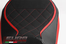 Load image into Gallery viewer, Luimoto Diamond Sport Suede Seat Cover Set New For Ducati Panigale V4 2018-2021