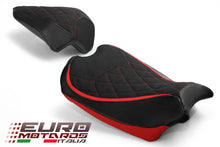 Load image into Gallery viewer, Luimoto diamond sport suede seat cover set for Ducati Panigale V4 2018-2021 — Euro Motards