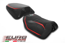 Load image into Gallery viewer, Luimoto grezzo suede tec-grip seat covers set for Ducati Multistrada V4 2021-2022 — Euro Motards