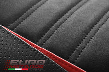 Load image into Gallery viewer, Luimoto grezzo suede tec-grip seat covers set for Ducati Multistrada V4 2021-2022 — Euro Motards — view 4