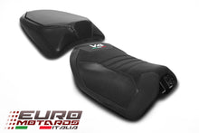 Load image into Gallery viewer, Ducati Multistrada V4 2021-2022 Luimoto Grezzo Suede Tec-Grip Seat Covers Set