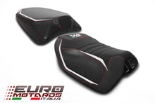 Load image into Gallery viewer, Ducati Multistrada V4 2021-2022 Luimoto Grezzo Suede Tec-Grip Seat Covers Set