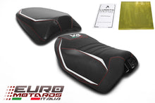 Load image into Gallery viewer, Ducati Multistrada V4 2021-2022 Luimoto Grezzo Suede Tec-Grip Seat Covers Set