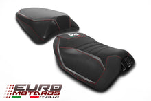 Load image into Gallery viewer, Ducati Multistrada V4 2021-2022 Luimoto Grezzo Suede Tec-Grip Seat Covers Set