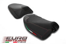Load image into Gallery viewer, Luimoto italia suede tec-grip seat covers set for Ducati Multistrada V4 2021-2022 — Euro Motards