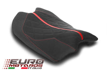 Load image into Gallery viewer, Luimoto GP diamond tec-grip suede seat cover for Ducati Panigale V4 2022-2024 — Euro Motards