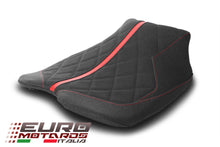 Load image into Gallery viewer, Luimoto GP diamond tec-grip suede seat cover for Ducati Panigale V4 2022-2024 — Euro Motards — view 3