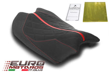 Load image into Gallery viewer, Luimoto GP diamond tec-grip suede seat cover for Ducati Panigale V4 2022-2024 — Euro Motards — view 4