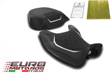 Load image into Gallery viewer, Ducati Diavel V4 2023-2024 Luimoto Diamond Suede Seat Covers Set 2 Colors New