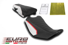 Load image into Gallery viewer, Luimoto veloce suede tec-grip seat covers set 2 colors for Ducati DesertX 2022-2024 — Euro Motards — view 5