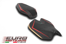 Load image into Gallery viewer, Luimoto corsa veloce suede tec-grip seat covers set for Ducati Panigale V4 2025-2026 — Euro Motards