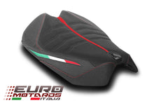 Load image into Gallery viewer, Luimoto GP italia suede tec-grip seat cover for Ducati Panigale V4 2025-2026 — Euro Motards