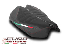 Load image into Gallery viewer, Luimoto GP italia suede tec-grip seat cover for Ducati Panigale V4 2025-2026 — Euro Motards — view 3