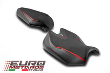 Load image into Gallery viewer, Luimoto veloce suede tec-grip seat covers set for Ducati Streetfighter V4 2025-2026 — Euro Motards