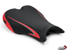 Load image into Gallery viewer, Luimoto sport anti-slip red seat covers set for Triumph Daytona 675 2006-2012 — Euro Motards — view 2